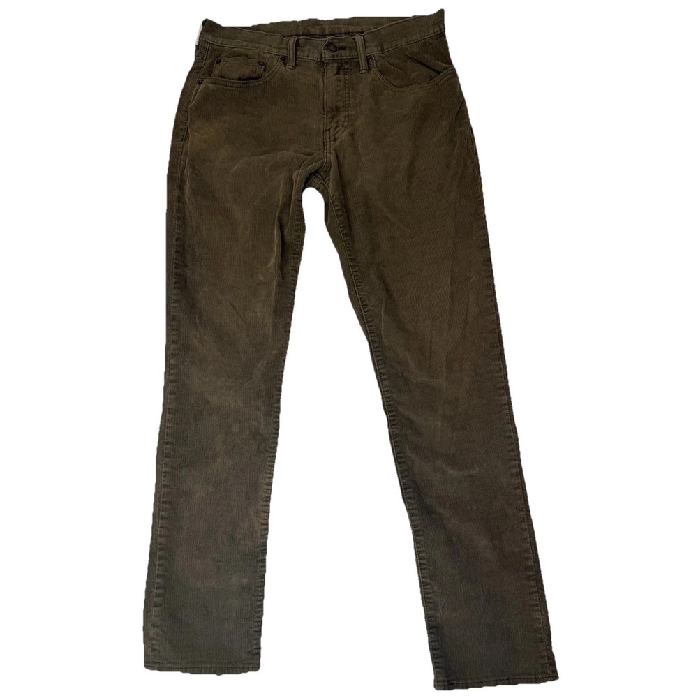 Levi's Men's Olive Brown Corduroy Pants 511